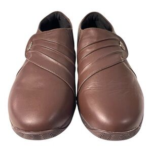 Therafit Elle Brown Leather Comfort Shoes - Women’s 8.5-9W